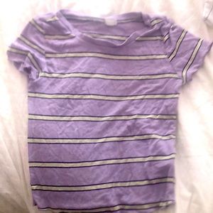 top from garage, xs, purple and yellow
